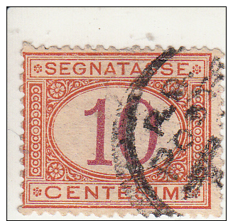 1890-94- Segnatasse 10 C..-usato - Taxe