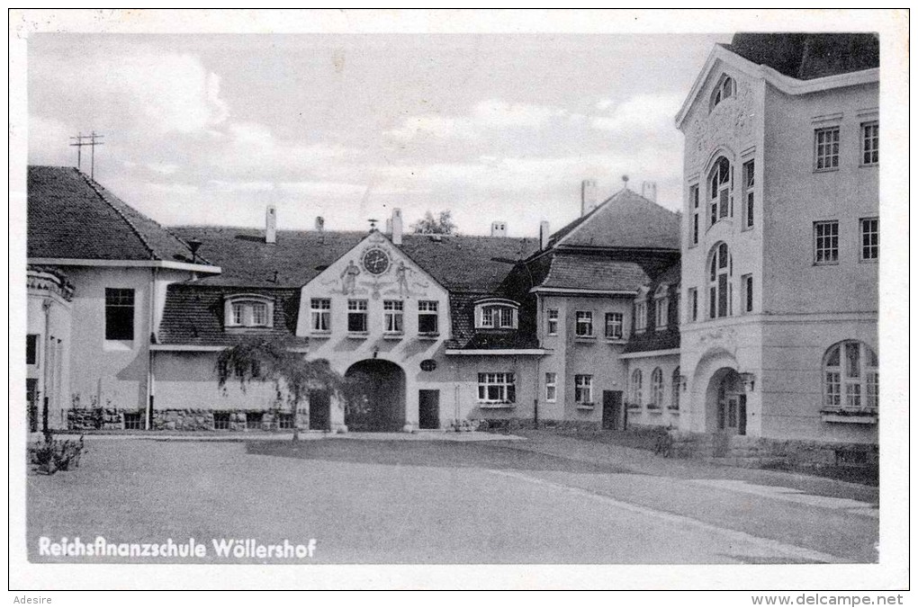 BAYERN - REICHSFINANZSCHULE WÖLLERSHOF Fotokarte 1941 Sonderstempel Neustadt A.d.Waldnaab - Bleikristall ... - Neumarkt I. D. Oberpfalz