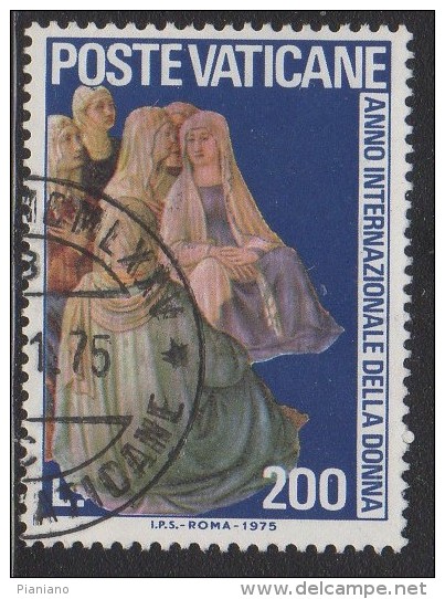 PIA  -  VATICANO  - 1975 -  Anno  Internazionale Della Donna -  (SAS  591-92) - Usati