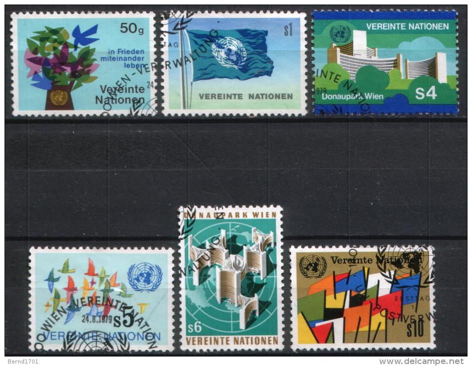 UN Wien - Mi-Nr 1/6 Gestempelt / Used (n501) - Used Stamps