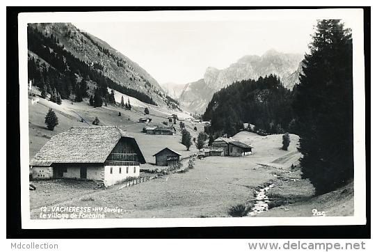 74 VACHERESSE / Le Village De Fontaine / CARTE GLACEE - Vacheresse