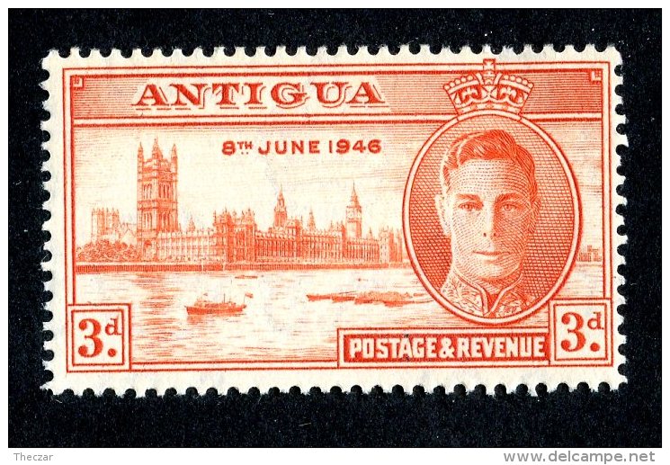 3286x)  Antigua 1946 - SG# 111 ~ Sc# 97  M* - 1858-1960 Kronenkolonie