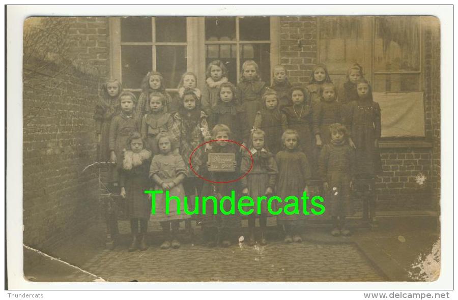 RONSE RENAIX Carte Photo  Fotokaart Ecole Communale ? Gemeenteschool ? 1906 Voir Scan Tres Rare - Renaix - Ronse