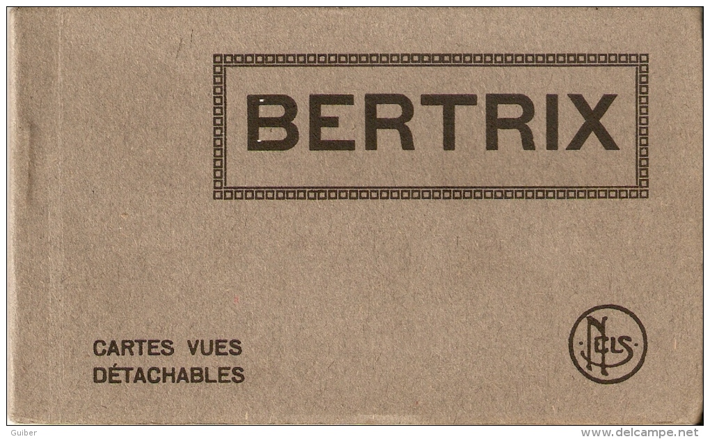 Bertrix Un Carnet Avec 10 Vues Détachables E.ARNOULD La Crochette,grand Place,la Gare Int. La Place. - Bertrix