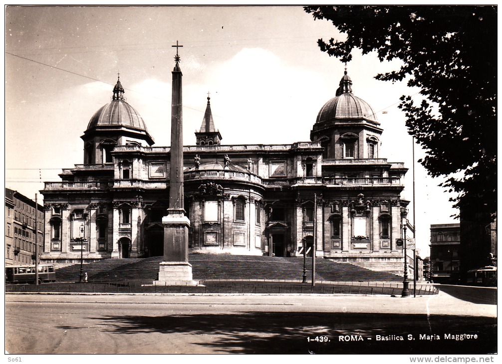 2523.   Roma - Basilica S: Maria Maggiore - Bus - Tranvai - Iglesias