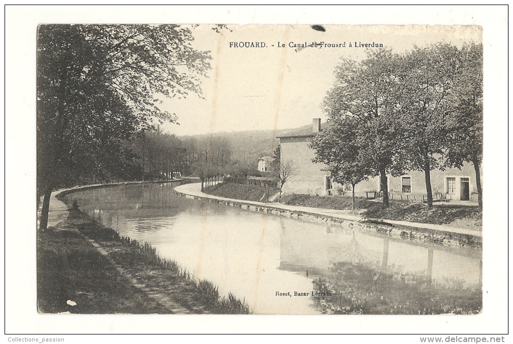 Cp, 54, Frouard, Le Canal De Frouard à Liverdun, écrite - Frouard
