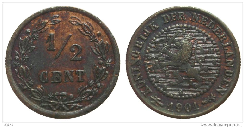 1/2 Cent 1901 (Netherlands) - 0.5 Cent