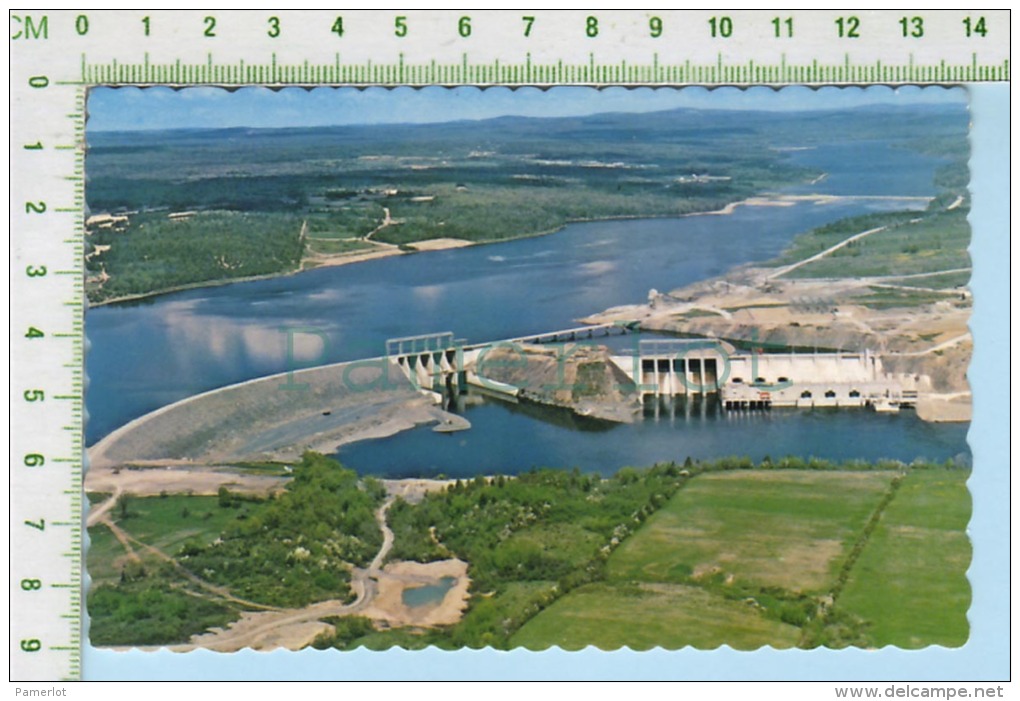 Fredericton New Brunswick   ( Mactaquac Hydro Development) Post Card Carte Postale 2 Scans - Fredericton