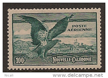 NEW CALEDONIA 1941 100f Eagle Vichy Issue HM UW231 - Ungebraucht