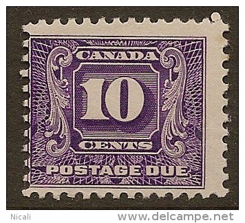 CANADA 1930 10c Postage Due SG D13 M X#IM8 - Portomarken