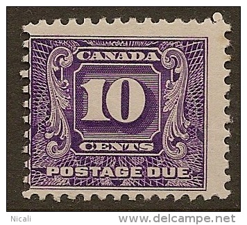 CANADA 1930 10c Postage Due SG D13 M X#IM8 - Strafport