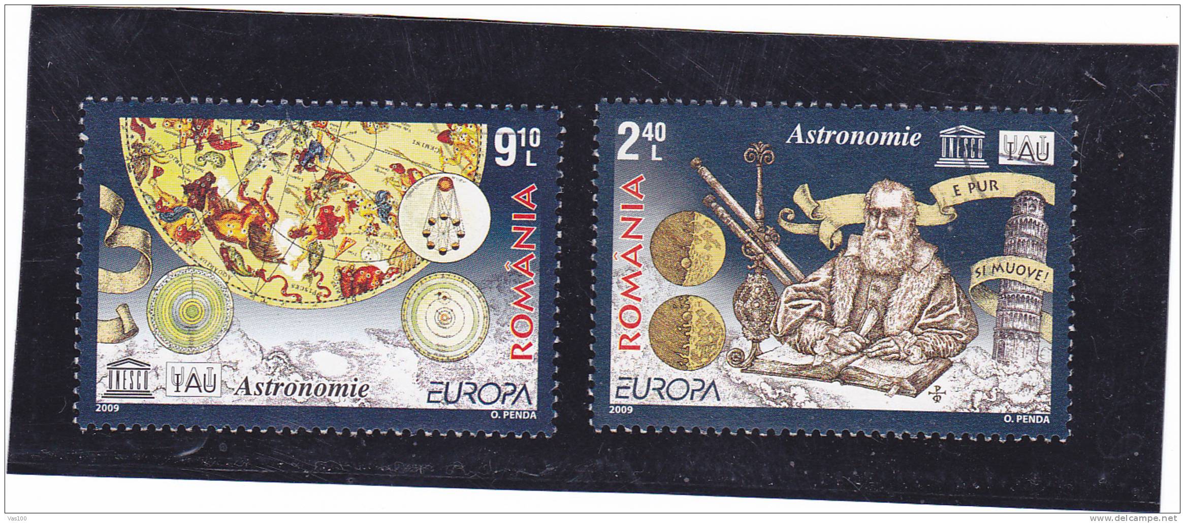 Romania 2009 Astronomy, EUROPA CEPT ,CTO,VFU. - Used Stamps