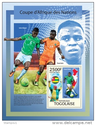 Togo. 2013 Football - African Nations Cup. (304b) - Africa Cup Of Nations