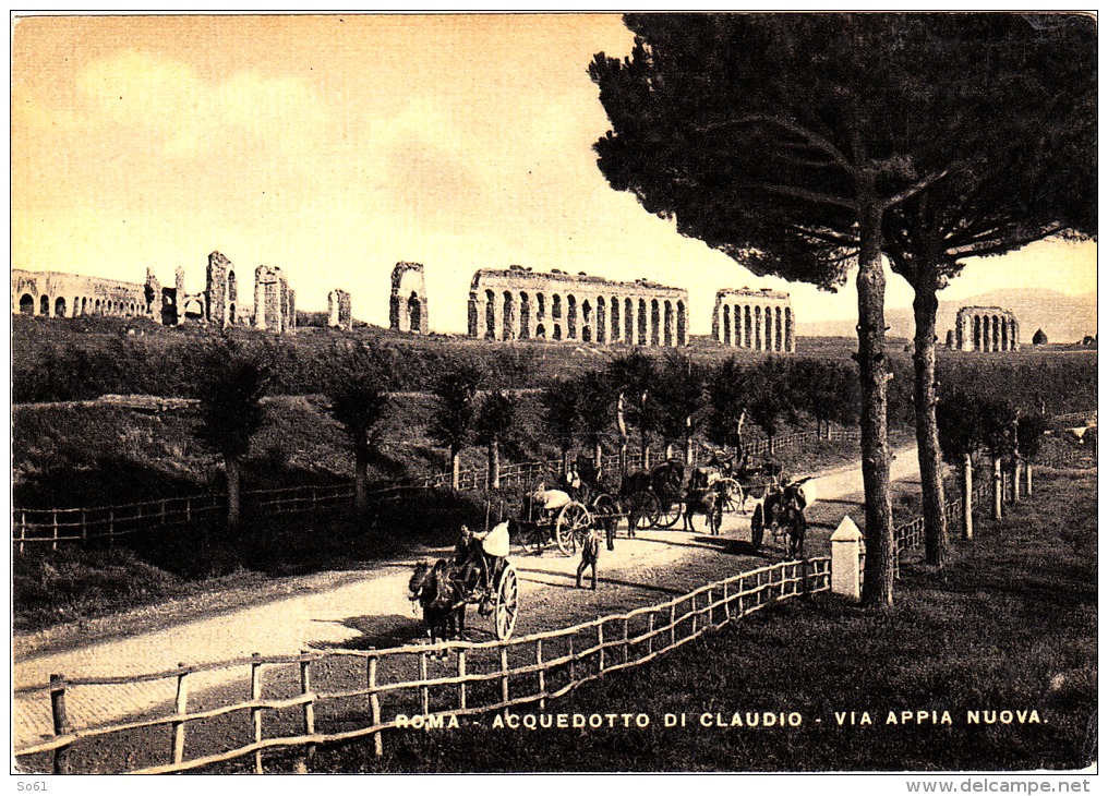 2525.   Roma - Acquedotto Di Claudio - Appia Nuova - Panoramische Zichten, Meerdere Zichten