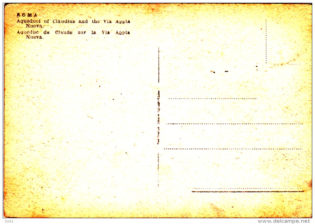2525.   Roma - Acquedotto Di Claudio - Appia Nuova - Panoramische Zichten, Meerdere Zichten