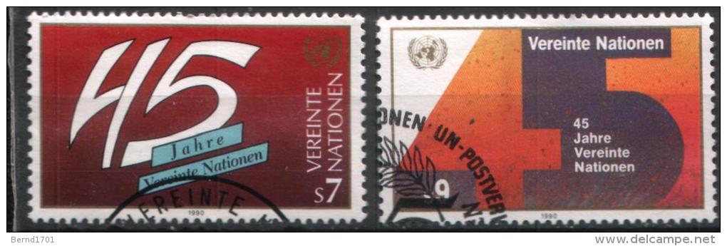 UN Wien - Mi-Nr 104/105 Gestempelt / Used (n515) - Usados