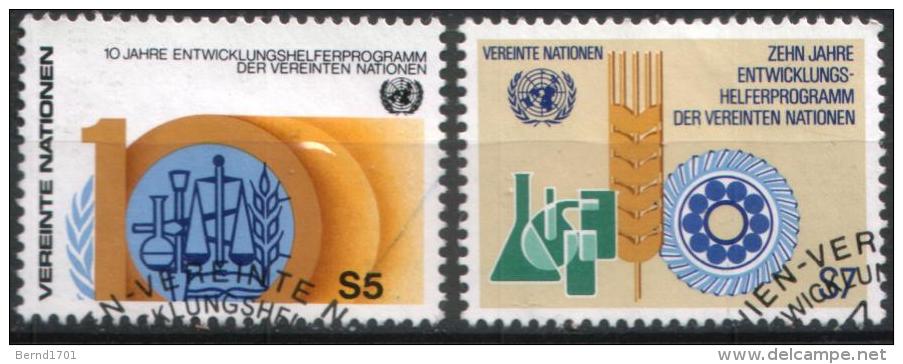 UN Wien - Mi-Nr 21/22 Gestempelt / Used (n520) - Usados