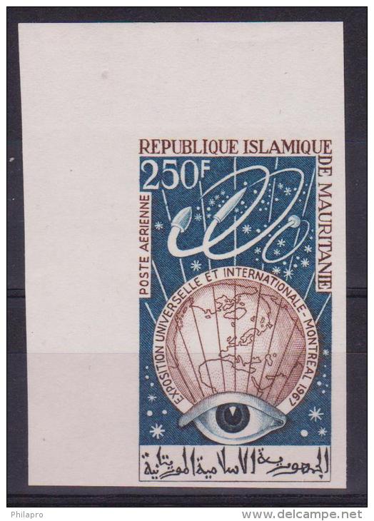 MAURITANIE  NON DENT/IMPERF  EXPO. INT.  MONTREAL   YVERT N°PA 67 **MNH  Réf  4727 - 1967 – Montreal (Canada)