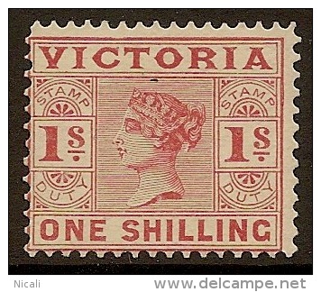 VICTORIA 1899 1/- Brown-Red QV SG 367 HM X#JJ13 - Ungebraucht