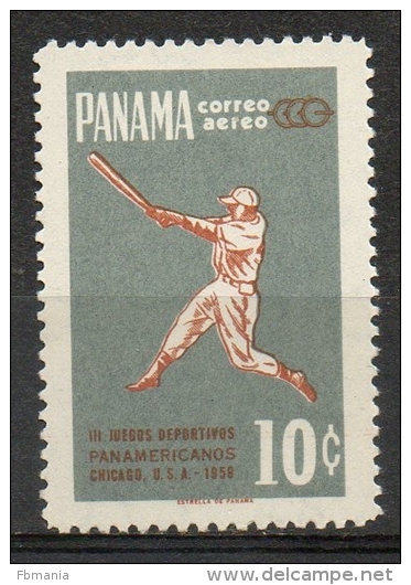 Panama 1959 - Baseball Giochi Panamericani, Pan American Games MNH ** - Panamá