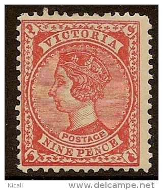 VICTORIA 1905 9d Red-Brown QV SG 424b M X#JE6 - Neufs