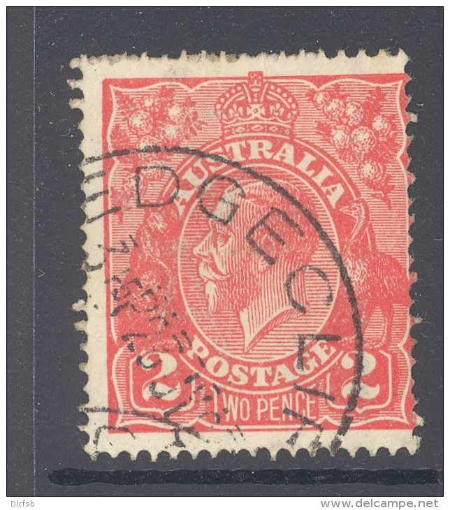 NEW SOUTH WALES, Postmark &acute;EDGECLIFF&acute; On George V Stamp - Oblitérés