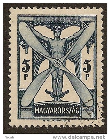 HUNGARY 1933 5p Air Propeller SG 562 U X#JP15 - Usado