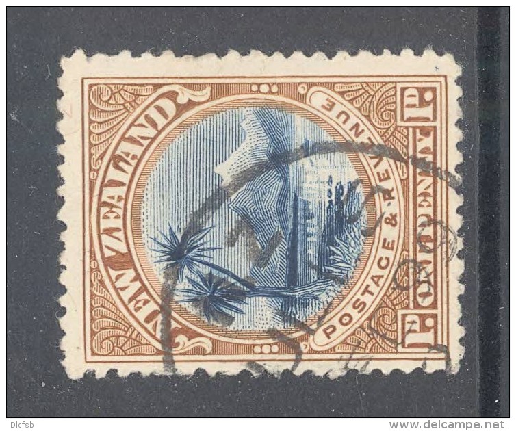 NEW Zealand, A Class Postmark Bulls On Pictorial Stamp - Used Stamps