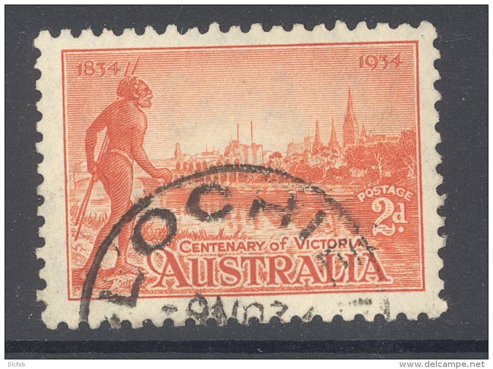 SOUTH AUSTRALIA, Postmark ""LOCHIEL"" On George V Stamp - Oblitérés