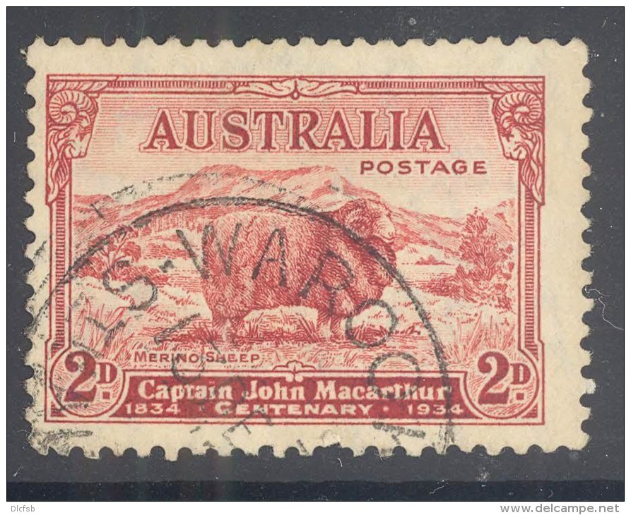 SOUTH AUSTRALIA, Postmark ""WAROOKA"" On George V  Stamp - Gebraucht