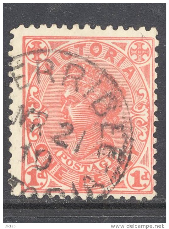 VICTORIA, 1900S 1D With Postmark ""WERRIBEE"" - Used Stamps