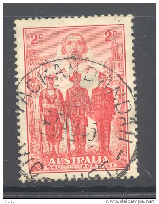 VICTORIA, Postmark &acute;yakandandah&acute; On George VI Stamp - Oblitérés