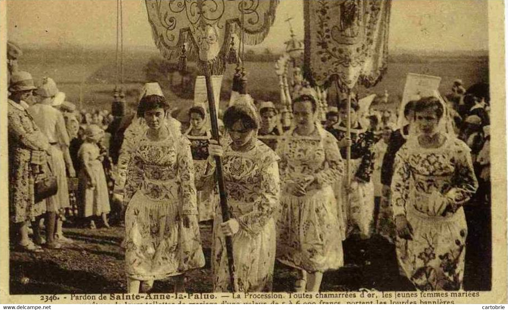 Dépt 29 - SAINTE-ANNE-LA-PALUD - Pardon De Ste-Anne-la-Palue - La Procession - (Plonévez-Porzay) - Plonévez-Porzay