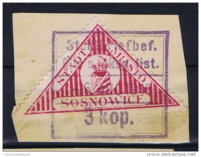 Poland: Sosnowiec / Sosnowice, 1916 Fi 5 , Used - Ongebruikt