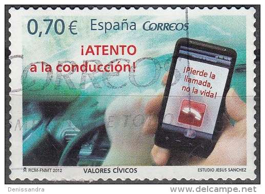 España 2012 GSM Au Volant O - Oblitérés