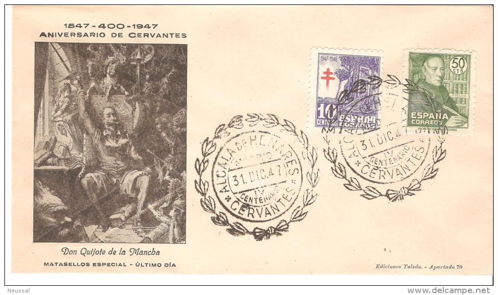 Carta Con Matasello Cervantes 1947 - Covers & Documents
