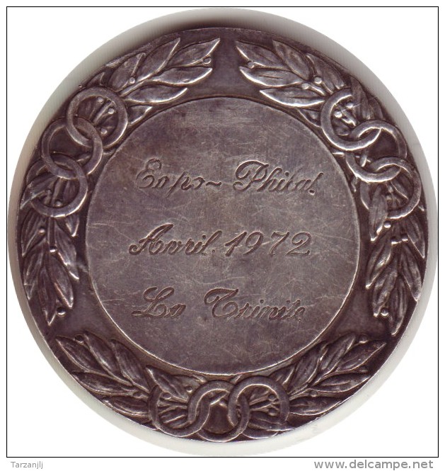 Médaille Exposition Philatélique La Trinité (06) Avril 1972 - Autres & Non Classés