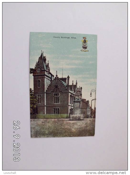 Alloa. - County Buildings. - Clackmannanshire