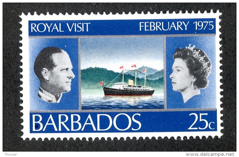 3375x)  Barbados 1975 - Sc# 417 ~ Mnh**  (scv $1.50) - Barbados (1966-...)