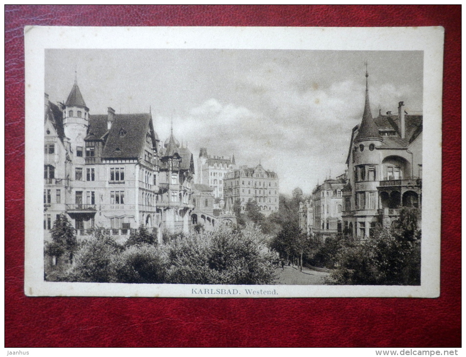 Karlsbad - Westend - 13 - Old Postcard - Germany - Unused - Boehmen Und Maehren