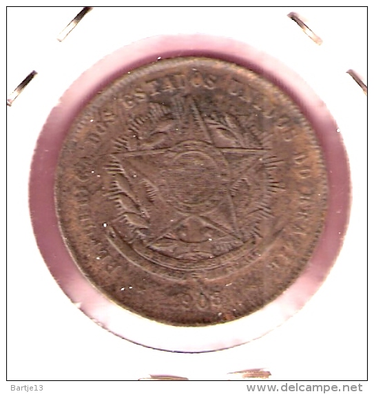 BRAZILIE 20 REIS 1908 - Brésil