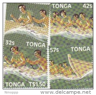Tonga 1984 Canoe Race Set MNH - Tonga (1970-...)