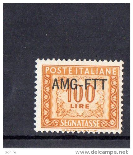 TRIESTE 1949-54 SEGNATASSE 100 LIRE SOPRASTAMPATO AMG-FTT NUOVO MNH** - Postage Due