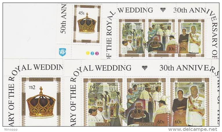 Tonga 1997 30th Anniversary Wedding MNH - Tonga (1970-...)