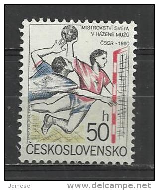 CZECHOSLOVAKIA 1990 - HANDBALL WORLD CHAMPIONSHIP -  MNH MINT NEUF NUEVO - Hand-Ball