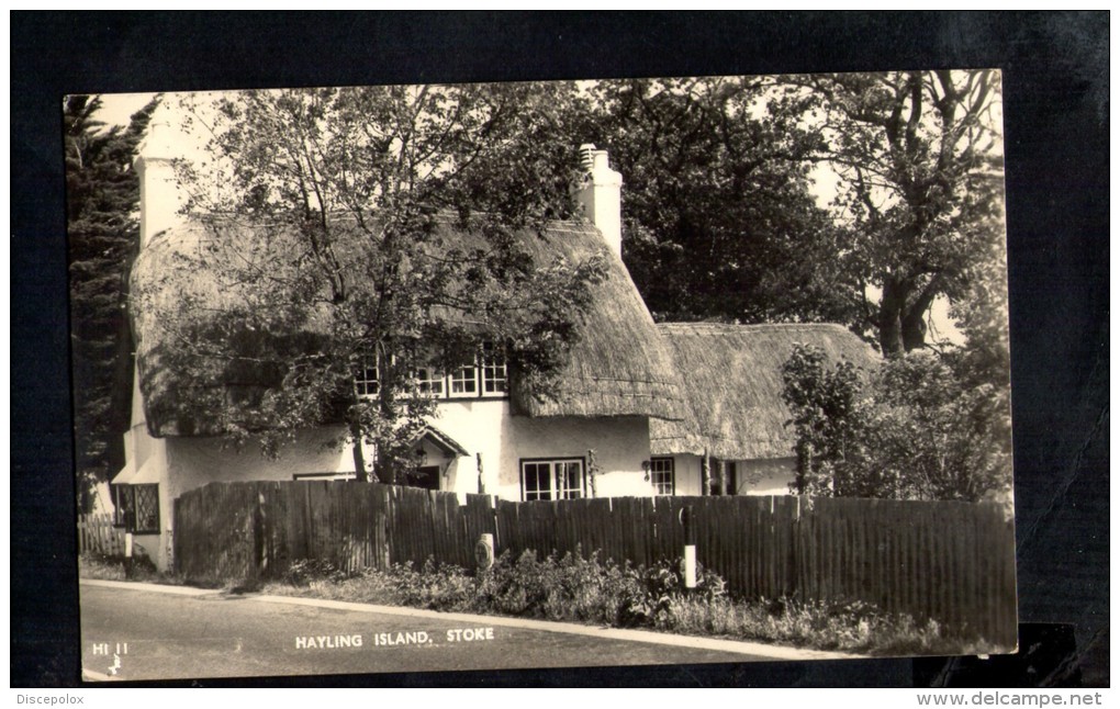 F714 Hayling Island, Stoke - Hampshire  ( England, Uk ) - Used 1957 - Small Size - Altri & Non Classificati