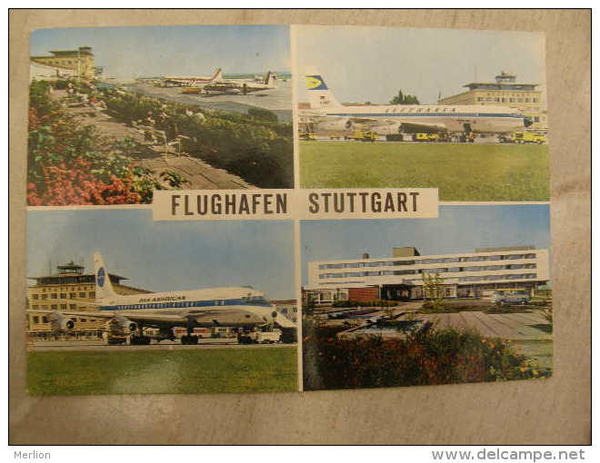 Airport - Flughafen  Stuttgart - Lufthansa - PANAM - PAN-AM   D109355 - Aerodrome