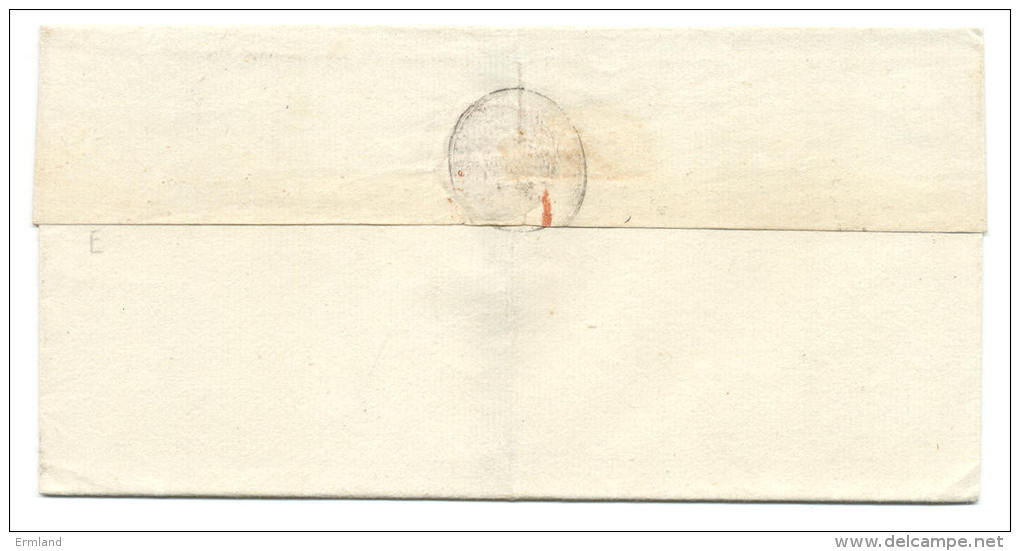 Anclam Anklam Ca. 1820-30 Nach Grammenthin Grammentin - Briefumschlag, Ohne Inhalt - Vorphilatelie
