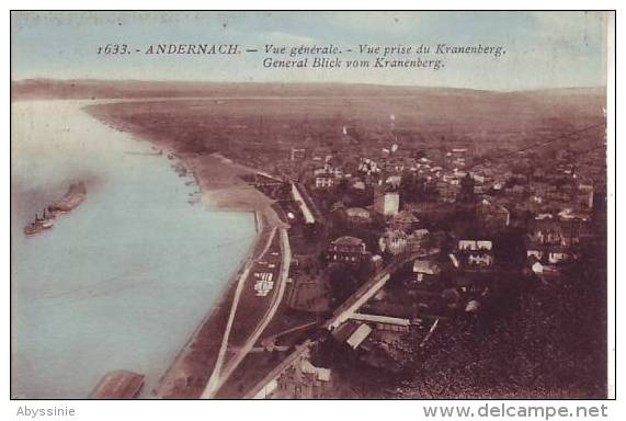 ALLEMAGNE - ANDERNACH - Vue Générale - Vue Prise Du Kranenberg - D11 452 - Andernach