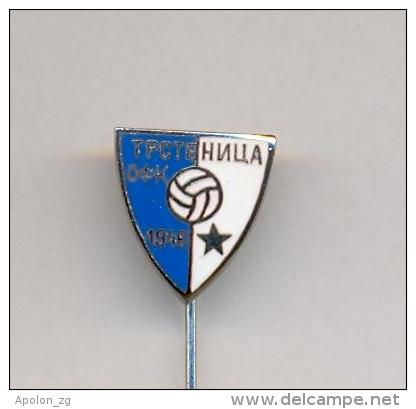 FOOTBAL / SOCCER , CLUB ´´OFK TRSTENICA´´-  TRSTENICA, SERBIA, Enamelled OLD Pin Badge From 1970th. - Bowling